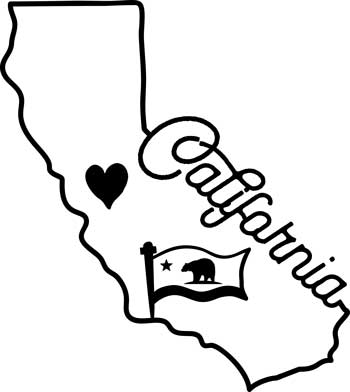 illustration of California
