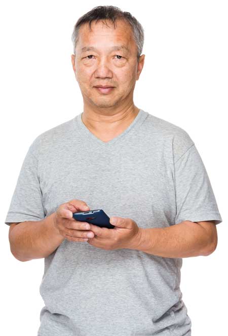 man-in-gray-shirt